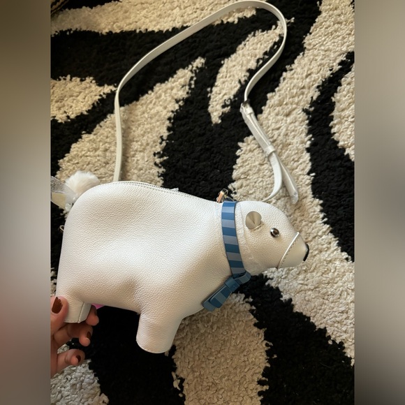 NWT Kate Spade Arctic Friends Polar Bear Crossbody - Picture 7 of 12